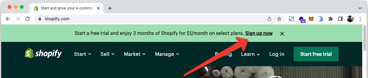 How To Get 3 Months Just $1 Per Month on Select Shopify Plans