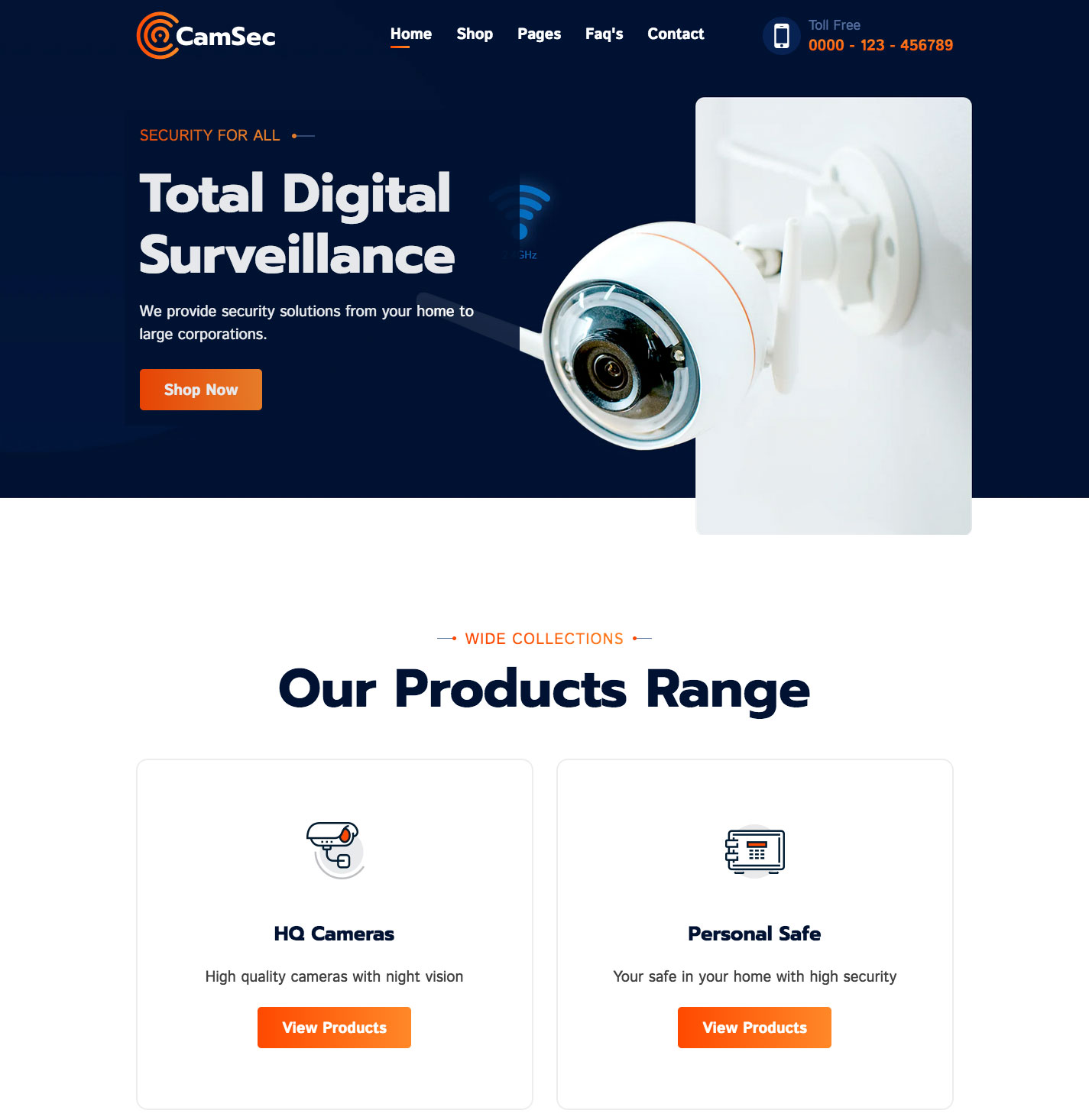 Camsec - Automation, CCTV Camera Shopify Store