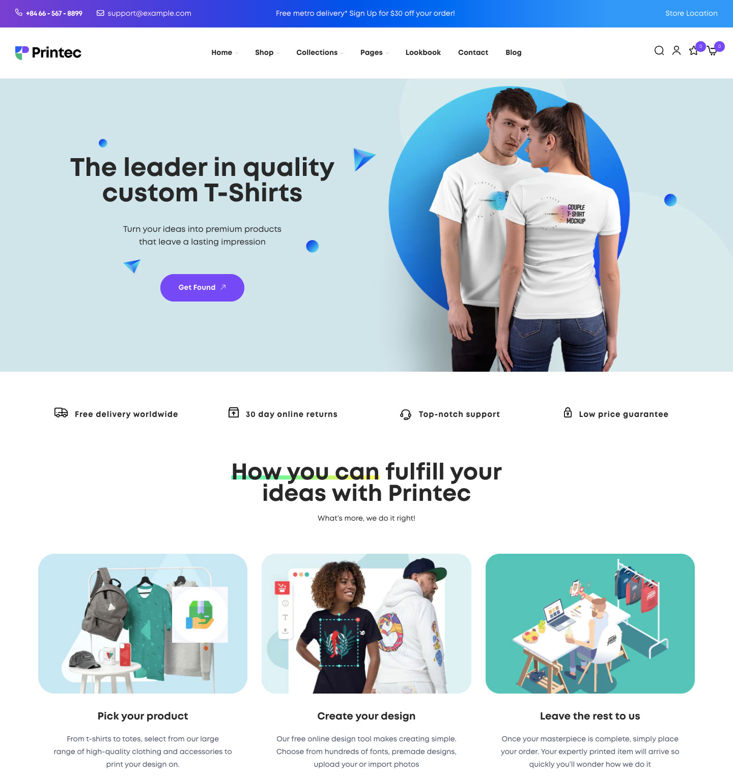 Leo Printec - Pod Product & Fashion Shopify Theme