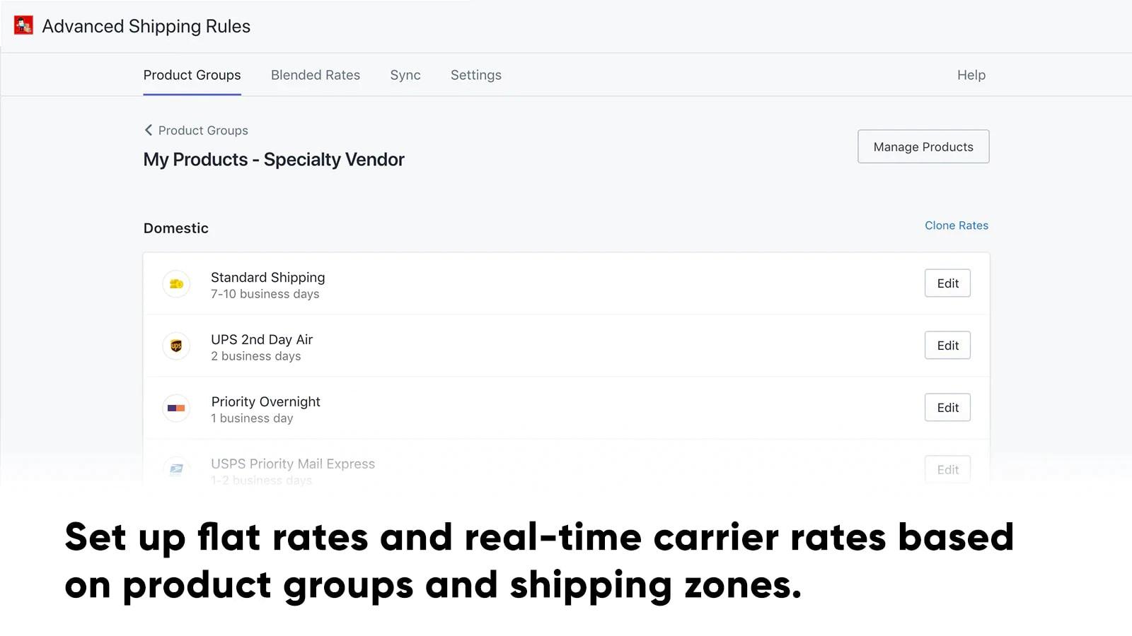 Advanced Shipping Rules App