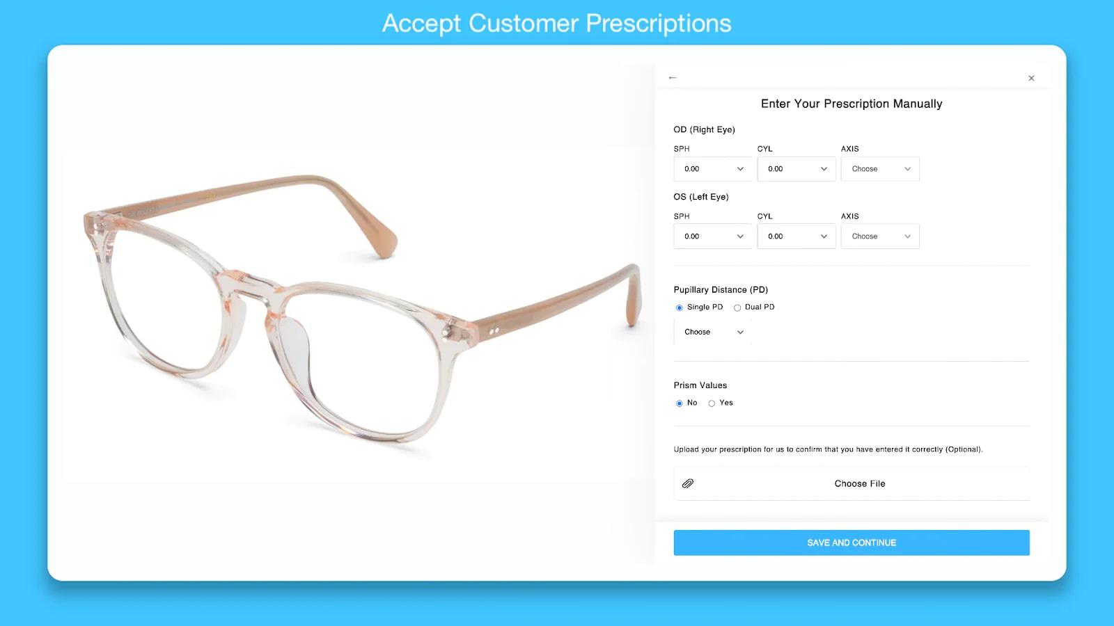 LensAdvisor: Prescription Lens App