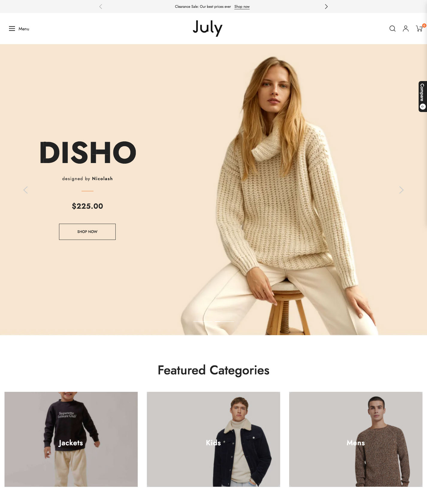 Kindly - Fashion Model Shopify Responsive Theme