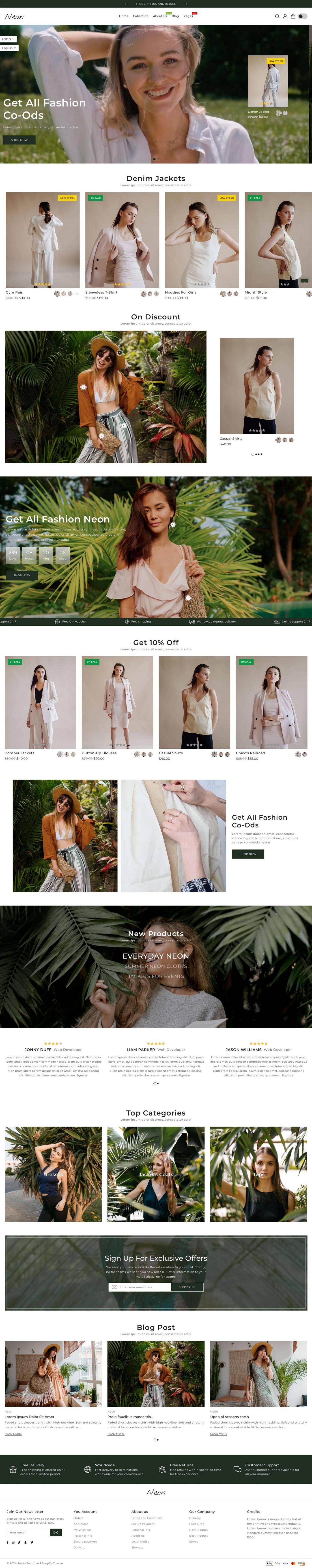 Neon - Multipurpose Shopify theme 2.0