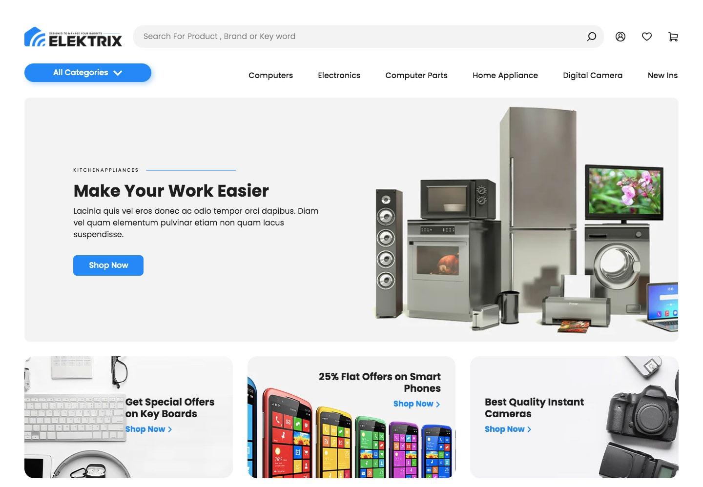 Elektrix - Electronics Shopify Theme