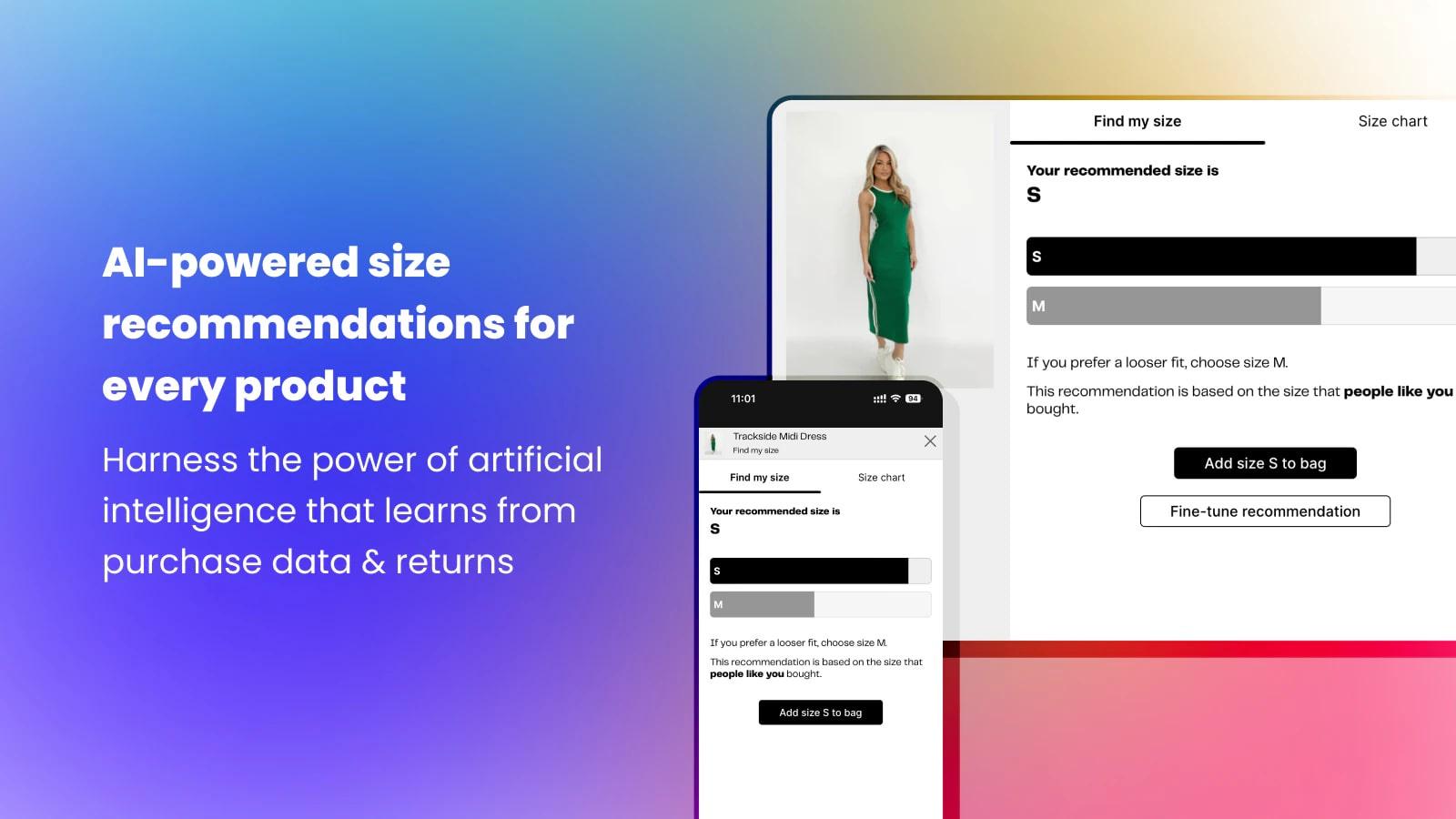 Vestico AI Size Recommender app